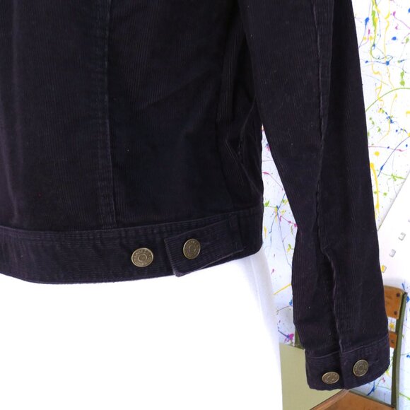 Ralph Lauren Jeans Company Vintage Eggplant Corduroy Button Up Jacket - Picture 4 of 7